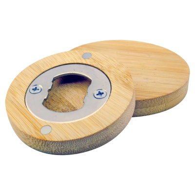 Imagen 1 de Destapador y Posavasos de Bamboo W230