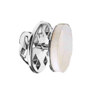 Soporte Piocha con cierre mariposa+pegamento SOMA01 Plata