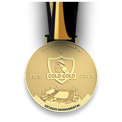 Imagen 4 de Medallón Conmemorativo Centenario Colo Colo