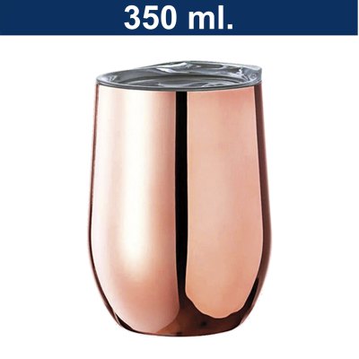 Imagen 2 de Mug Térmico Acero Inoxidable Encobrizado M199