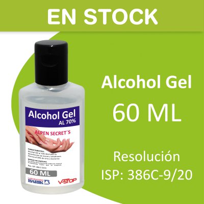 Imagen 2 de Alcohol Gel 60 ml