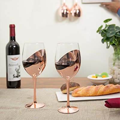 Imagen 8 de Set de 2 Copas de Vino Encobrizadas M86