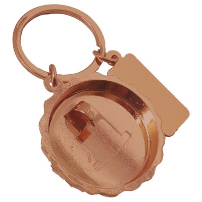 Imagen 2 de Llavero Tapa Destapador Encobrizado K59