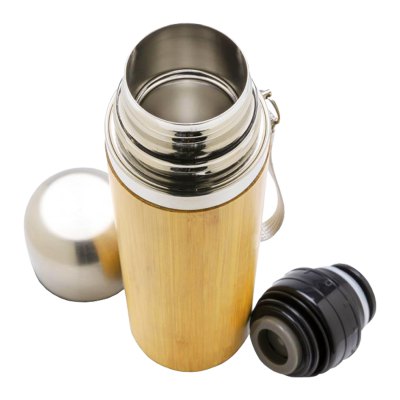 Imagen 2 de Termo Bamboo Acero Inoxidable M3