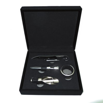 Imagen 1 de Set de Vino Símil Cuero W4