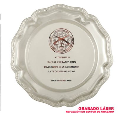 Imagen 2 de Plato Bandeja Redondo 2105 MS