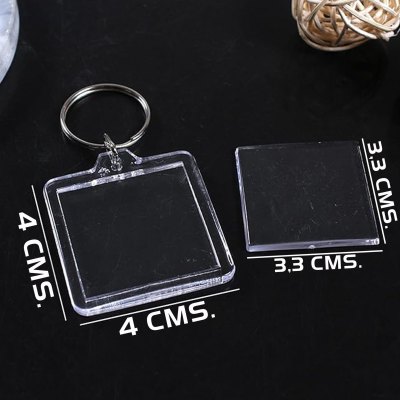 Imagen 4 de Llavero Plástico Transparente para Foto K75