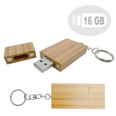 Imagen 1 de Pendrive Bamboo Llavero PD26