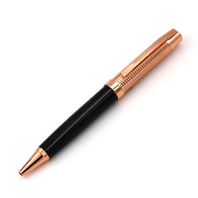 Imagen 4 de Bolígrafo Metálico Encobrizado Negro L75