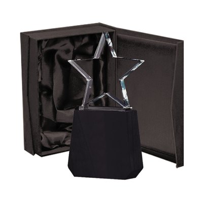 Imagen 1 de Galvano Cristal con Base de Madera BLAS 27