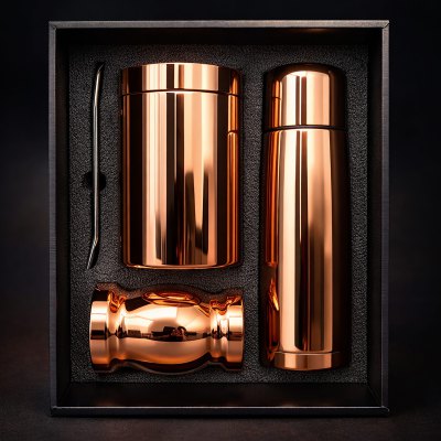 Imagen 1 de Set de Mate color Cobre con Bolso MAT01