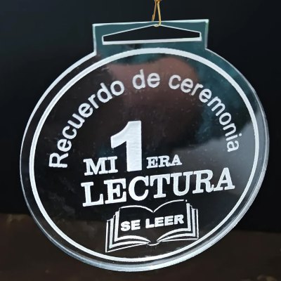 Imagen 4 de Medalla Acrílico Transparente MD 150