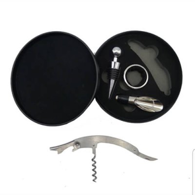 Imagen 3 de Set de Vino Símil Cuero W7