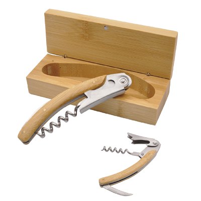 Imagen 2 de Descorchador Vino de Bamboo W8