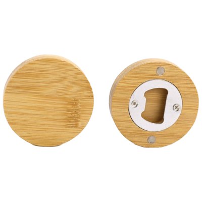 Imagen 2 de Destapador y Posavasos de Bamboo W230