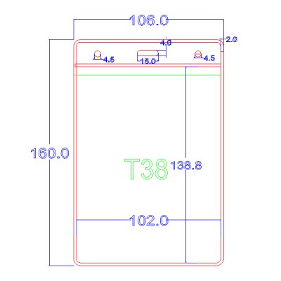 Imagen 2 de PORTACREDENCIAL PVC MOD. T38
