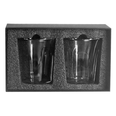 Imagen 3 de Set de 2 vasos de vidrio doble pared M6