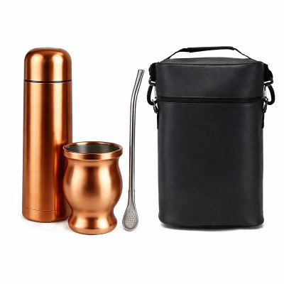 Imagen 2 de Set de Mate color Cobre con Bolso MAT04