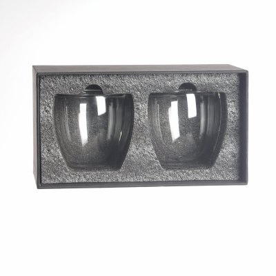 Imagen 3 de Set de 2 vasos de vidrio doble pared M5