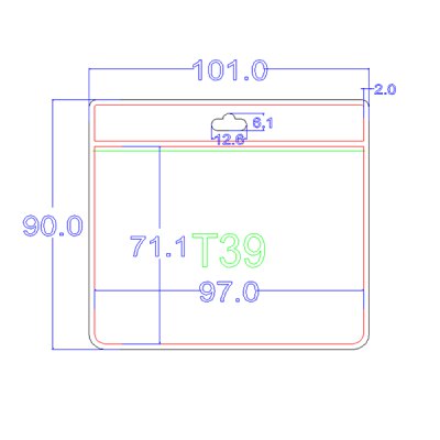 Imagen 2 de PORTACREDENCIAL PVC MOD. T39