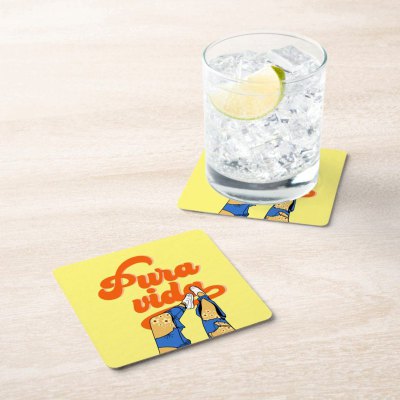 Imagen 2 de Posavaso Acrílico Blanco Sublimable Cuadrado PO10