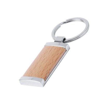 Imagen 2 de Llavero Metal Madera K33