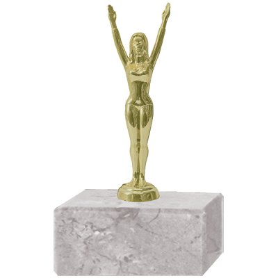 Trofeo Plástico Gimnasia Mujer