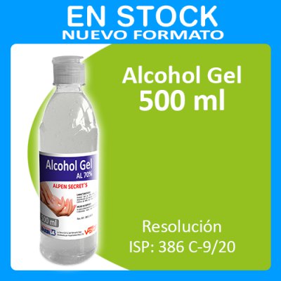 Imagen 2 de Alcohol Gel 500 ml.
