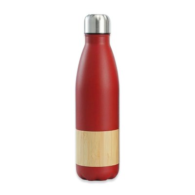 Imagen 1 de Botella Térmica M201 detalle Bamboo