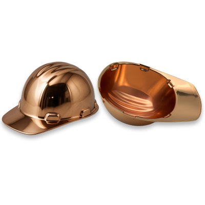 Imagen 3 de Casco Minero Encobrizado CA10