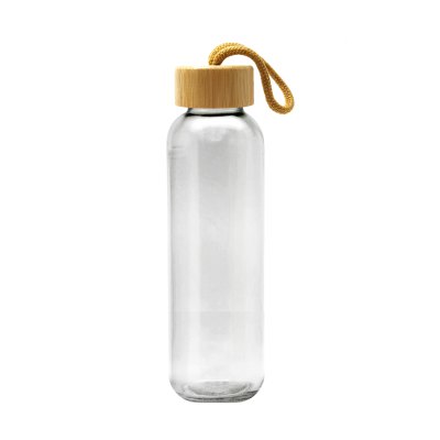 Imagen 2 de Botella Vidrio con tapa Bamboo M32