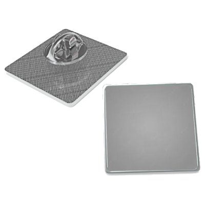 Piocha Broche Cuadrado Plateado (Pins)
